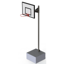 Basketball Post & Hoop